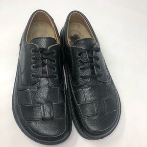 Classic Black Leather Women's Shoes